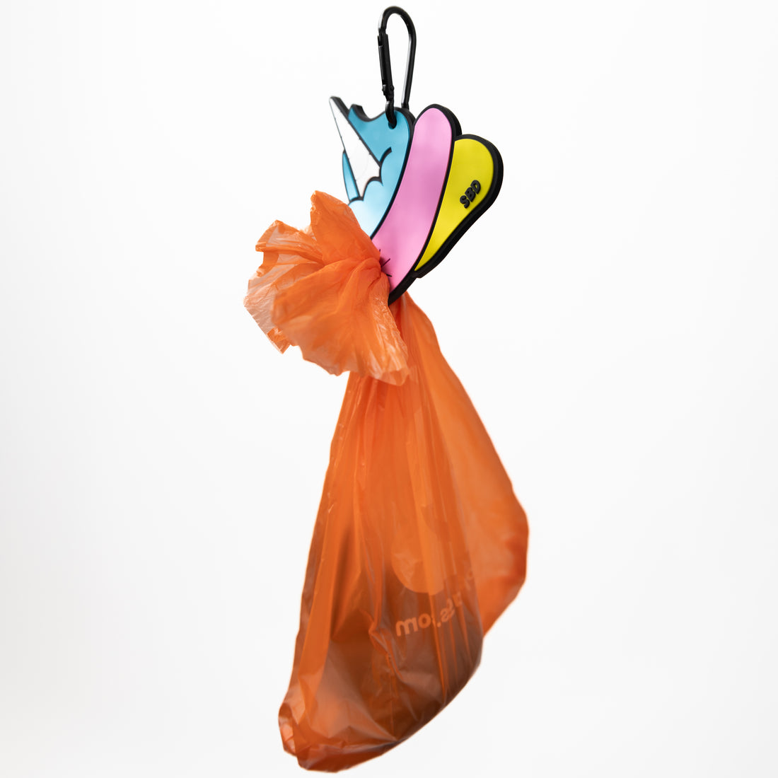 small BIG Dog's Dingleberries- Unicorn Poop, Hands-Free Poop Bag Holder