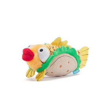 Bark Ernesto The Fish Taco Plush Dog Toy